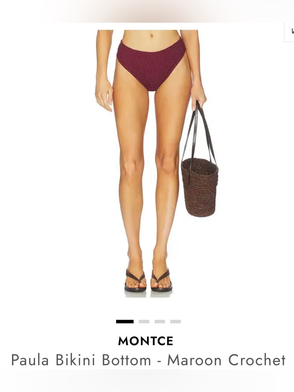 Montce NEW Size XL Paula bikini bottoms $108 MSRP